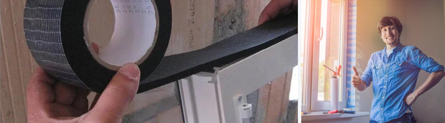 Dichtbänder und Multifunktionsbänder für die Montage von Fenster und Türen