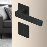 Drückergarnitur Ultra 1040Q Quadrat, Black satin