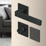 Drückergarnitur Ultra 1040Q Quadrat, Black satin