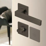 Drückergarnitur Ultra 1040Q Quadrat, Titan satin