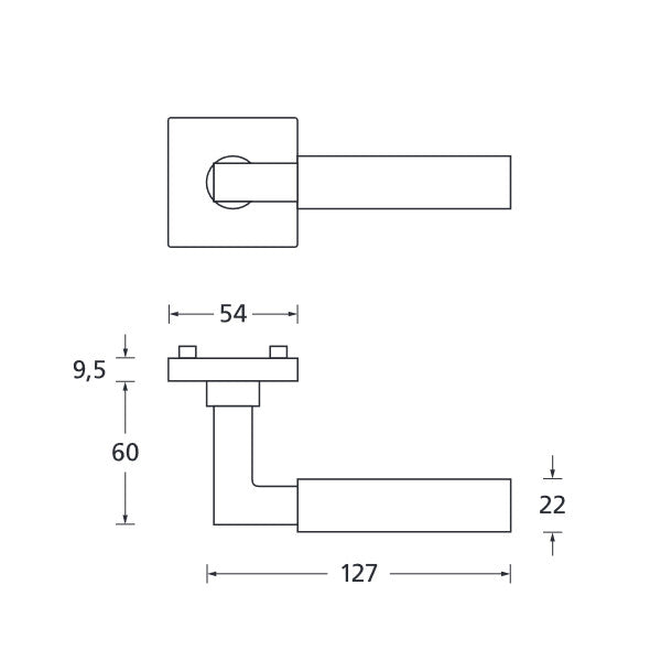 Drueckergarnitur_Scoop_1016_Quadratrosette_Edelstahl_poliert_Skizze