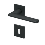 Drückergarnitur Formspiele 8010Q Quadrat, Black satin