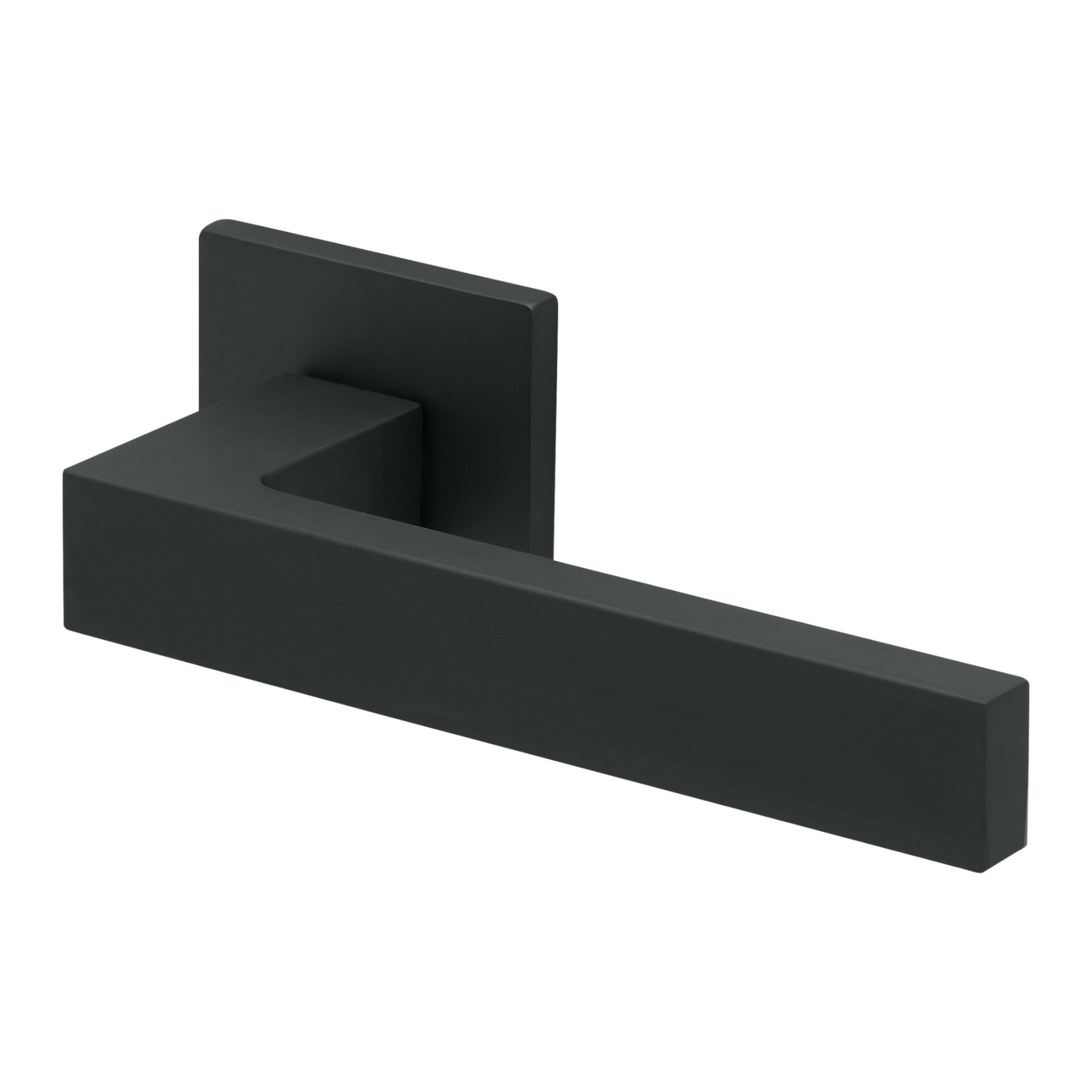 Drückergarnitur Formspiele 8040Q Quadrat, Black satin