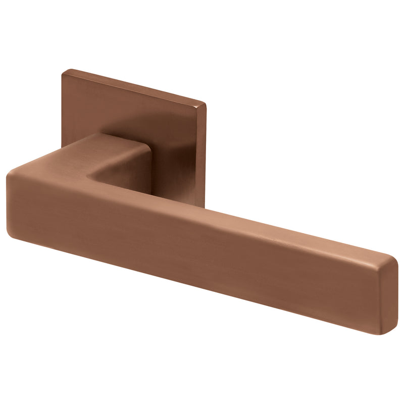 Drückergarnitur Formspiele 8040Q Quadrat, Kupfer matt-Drückergarnitur-SCOOP-GÜRTLER.shop