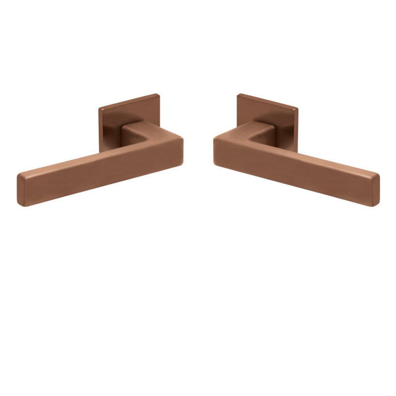 Drückergarnitur Formspiele 8040Q Quadrat, Kupfer matt-Drückergarnitur-SCOOP-OS-Garnitur-GÜRTLER.shop