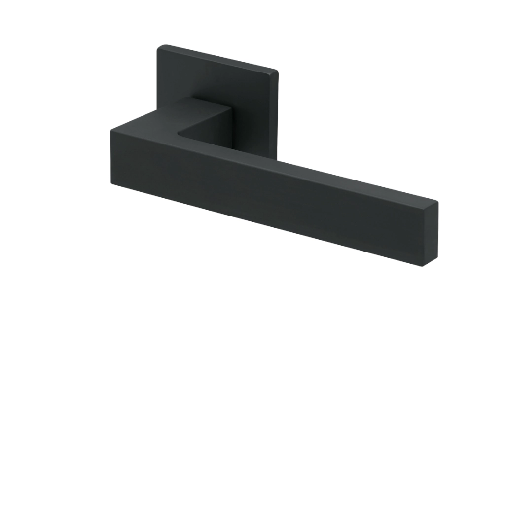 Drückergarnitur Formspiele 8040Q Quadrat, Black satin