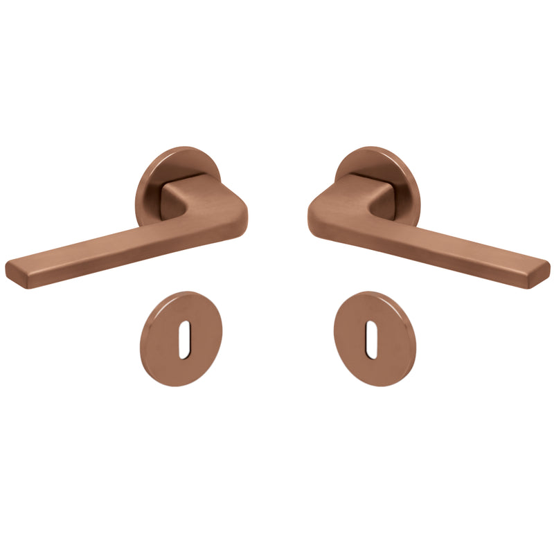 Drückergarnitur Formspiele 8044, Kupfer matt-Drückergarnitur-SCOOP-BB-Garnitur-GÜRTLER.shop