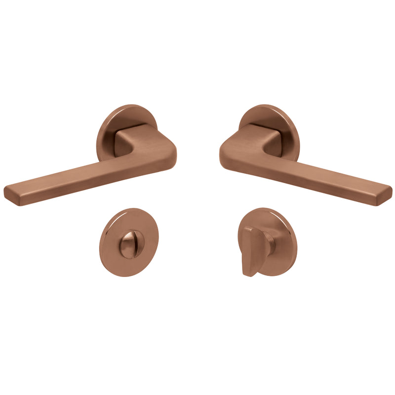 Drückergarnitur Formspiele 8044, Kupfer matt-Drückergarnitur-SCOOP-WC-Garnitur-GÜRTLER.shop