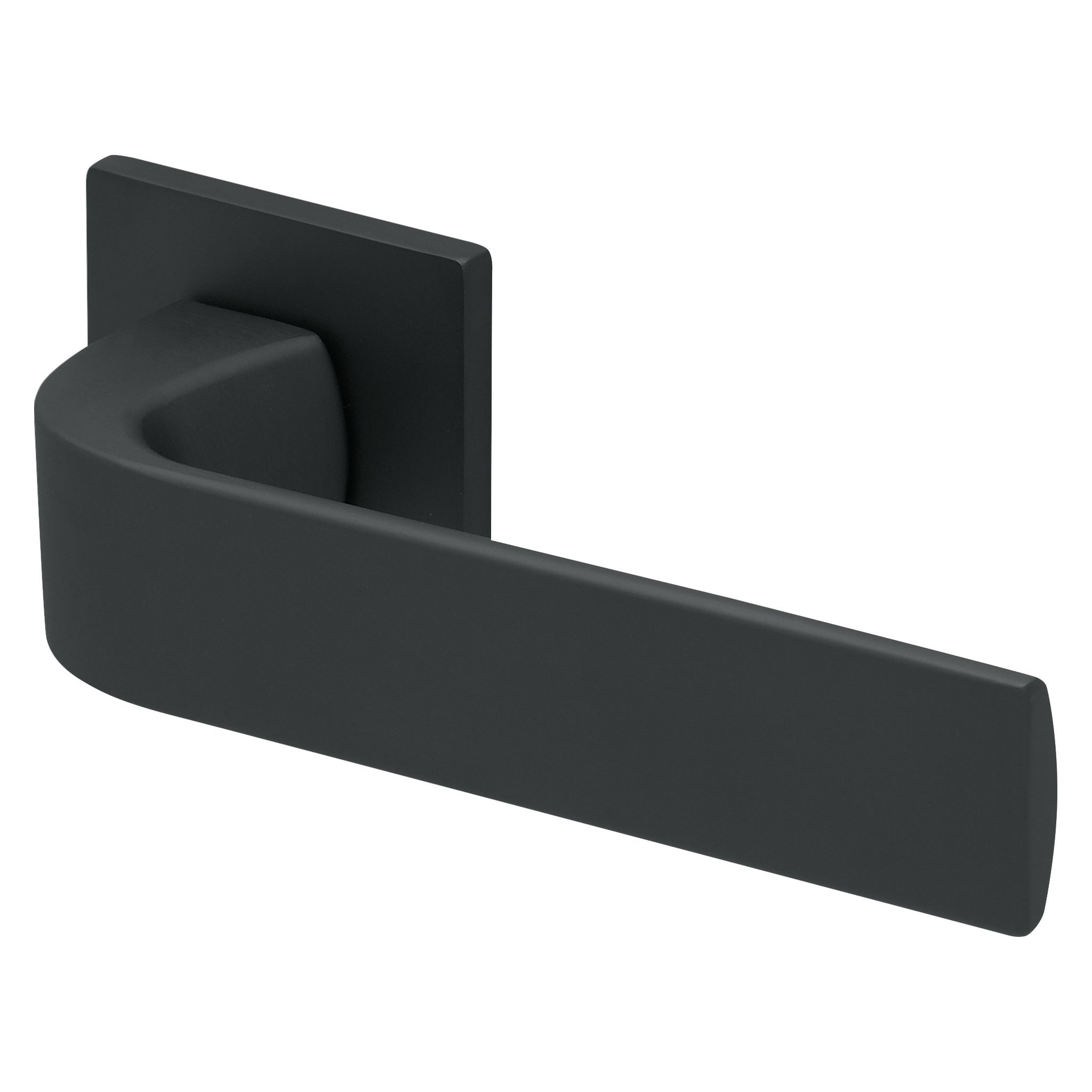 Drückergarnitur Formspiele 8077Q Quadrat, Black satin-Drückergarnitur-SCOOP-GÜRTLER.shop