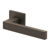 Drückergarnitur Formspiele 8040Q Quadrat, Titanium matt
