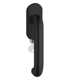 Fenstergriff SCOOP Form 1104, Schwarz matt