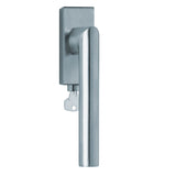 Fenstergriff SCOOP 1206 Edelstahl matt eckig abschliessbar