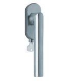 Fenstergriff SCOOP 1206 Edelstahl matt oval abschliessbar
