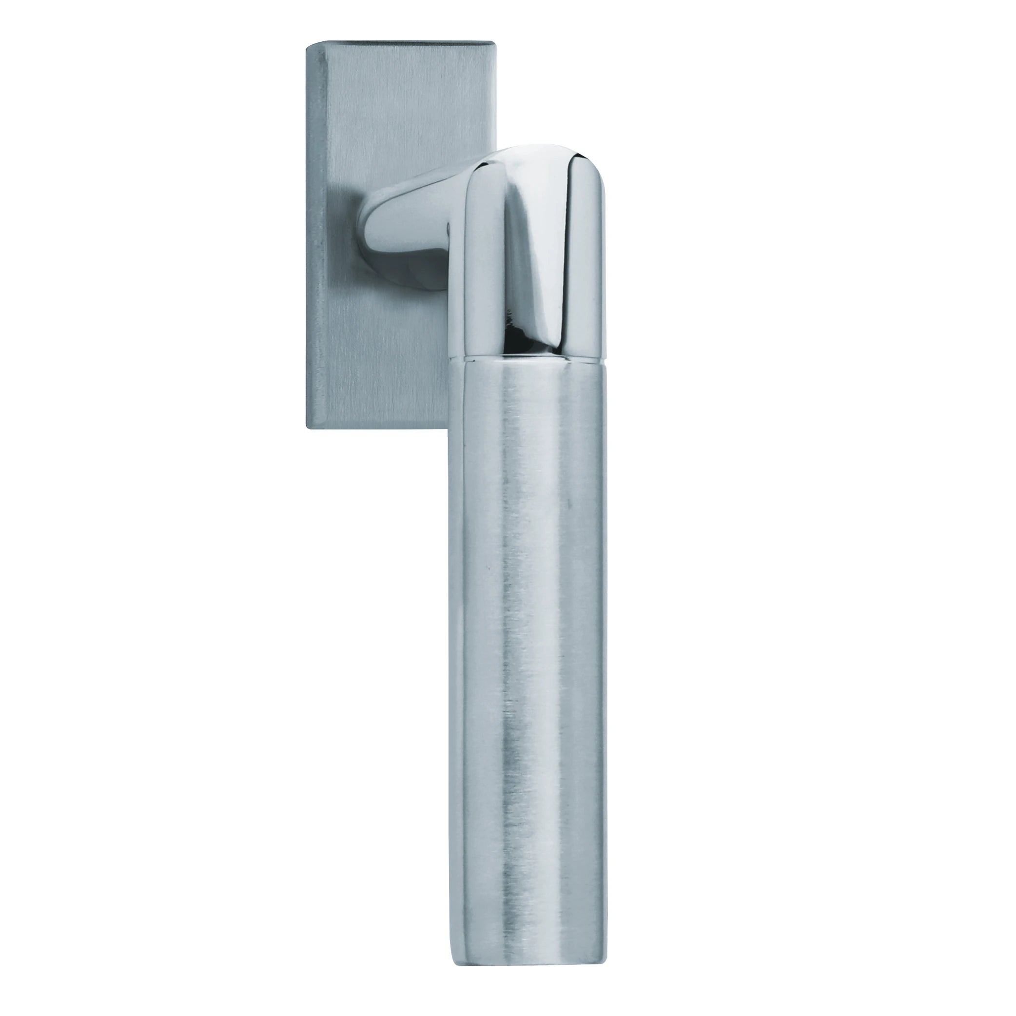 Fenstergriff SCOOP 1212 Edelstahl matt eckig