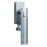 Fenstergriff SCOOP 1212 Edelstahl matt eckig abschliessbar