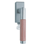 Fenstergriff SCOOP 1x74 Edelstahl matt eckig abschliessbar