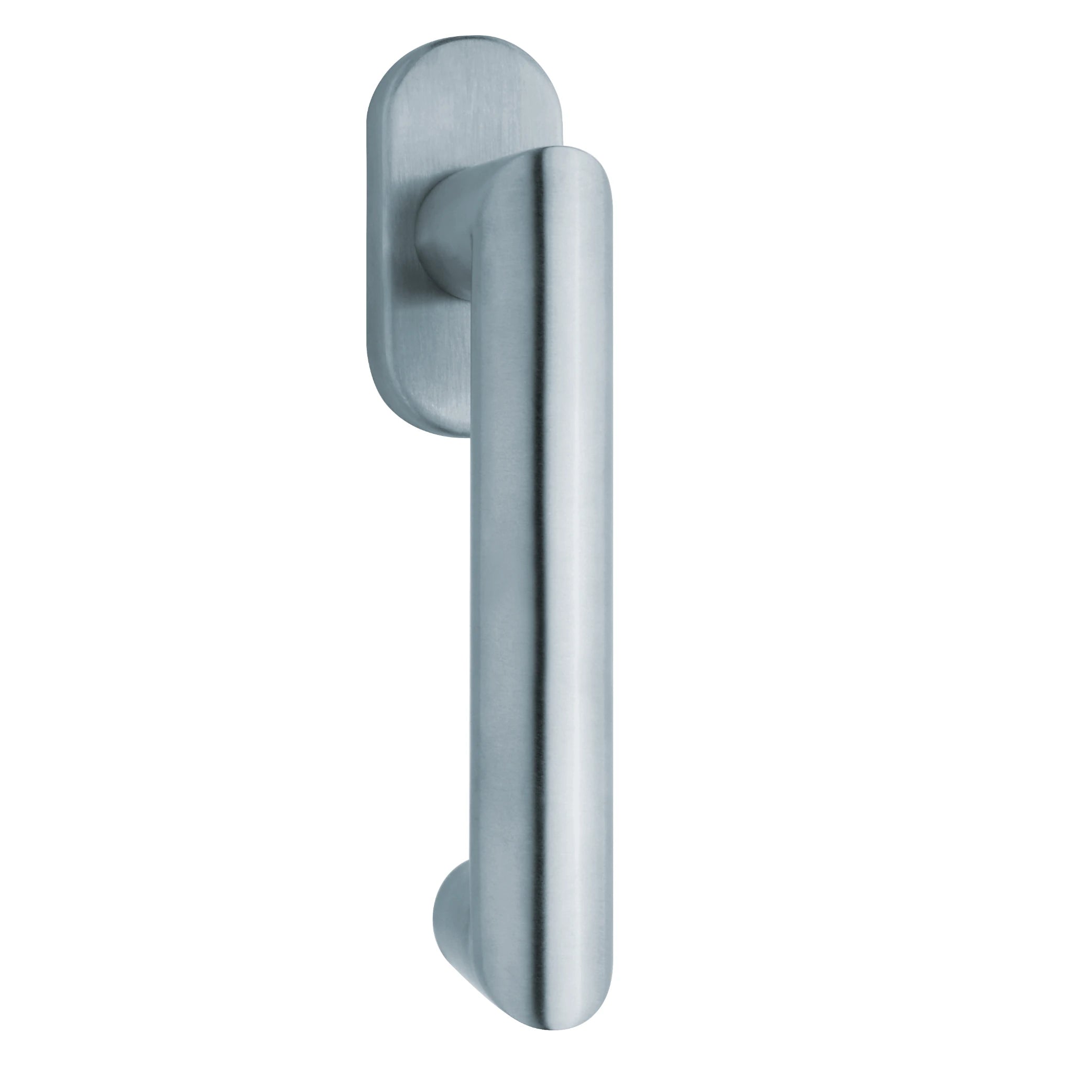 Fenstergriff SCOOP 2009 Edelstahl matt oval