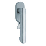 Fenstergriff SCOOP 2009 Edelstahl matt oval abschliessbar