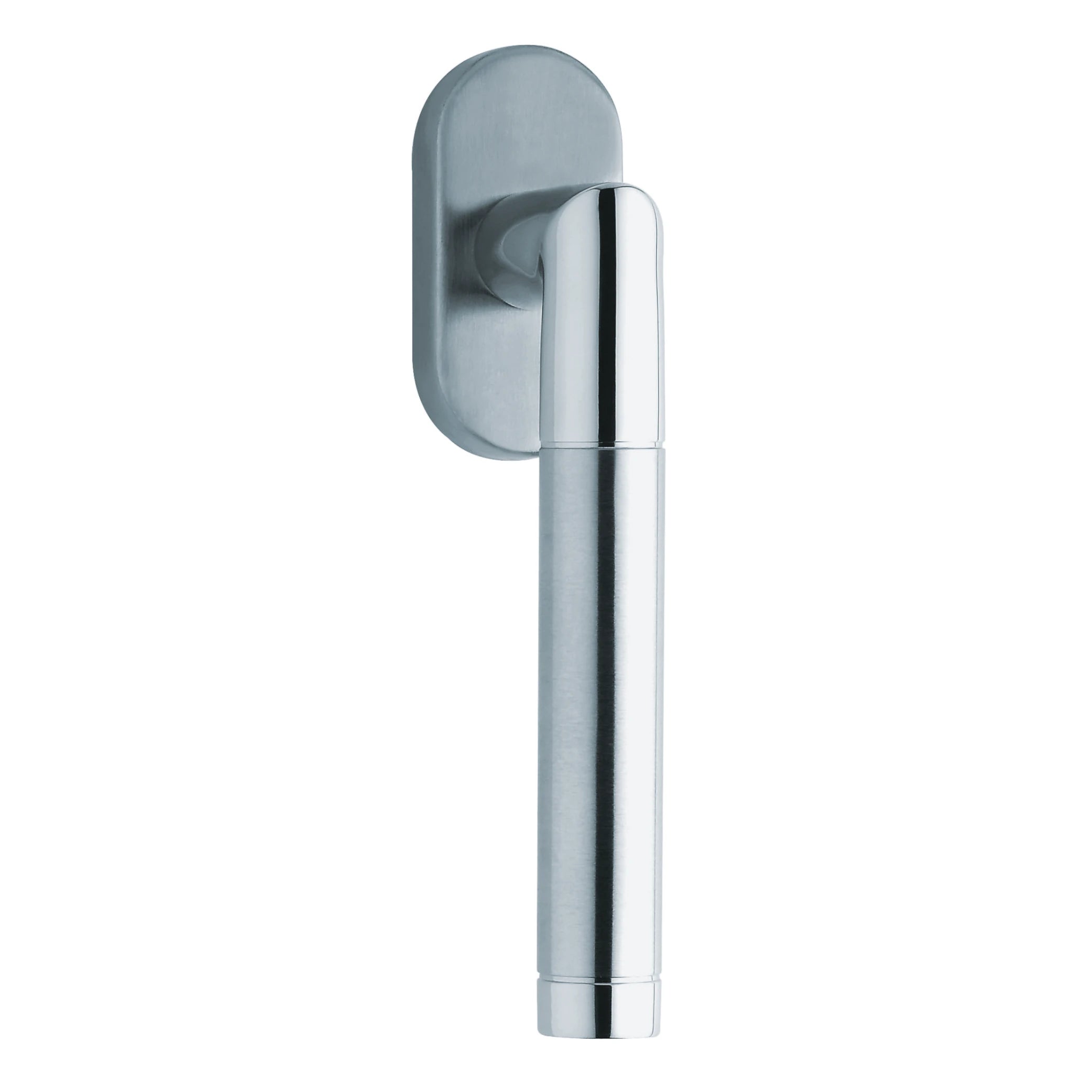 Fenstergriff SCOOP 2106 Edelstahl matt oval