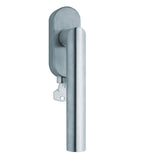 Fenstergriff SCOOP 2106 Edelstahl matt oval abschliessbar
