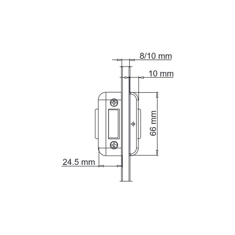 Glastürbeschlag CLASSICO Beschlagset, Edelstahl matt-Glastürbeschlag-GRIFFWERK-GÜRTLER.shop