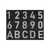 Hausnummer / Buchstabe aus Edelstahl, verschiedene Größen