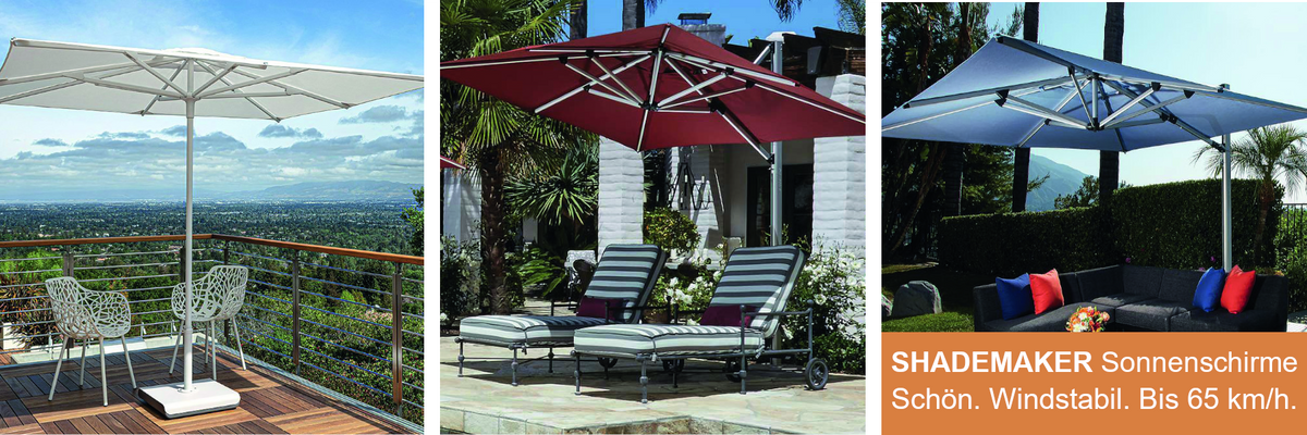 Windstabile Sonnenschirme von Shademaker