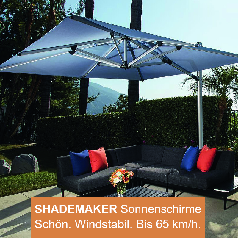 Windstabile Sonnenschirme von Shademaker