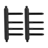 Türband (Paar) 3-teilig, für Holzzarge, GRIFFWERK AXUM 9302 Graphitschwarz