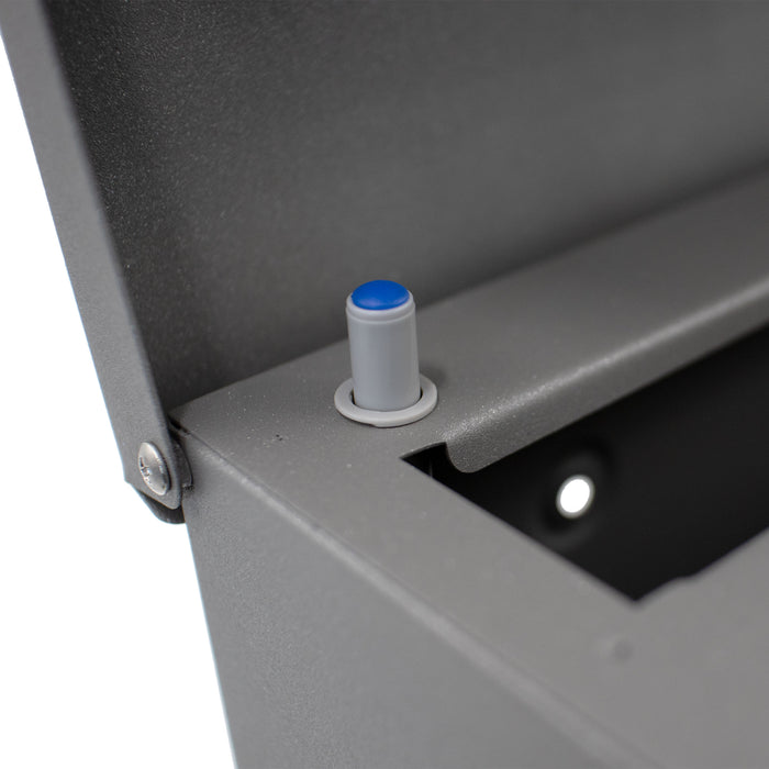 Briefkasten B3 personalisiert mit Edelstahl-Schild