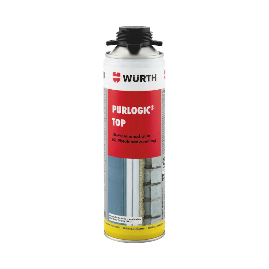 Pistolenschaum WÜRTH 1K PURLOGIC® Top 500ml-Montageschaum-WÜRTH-GÜRTLER.shop