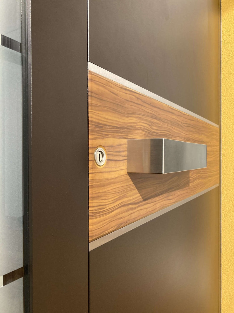 Alu-Haustür KOMPOtherm E-280 mit 1x Seitenteil - GÜRTLER.shop