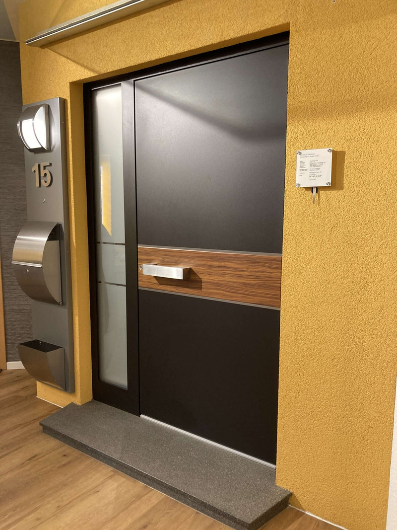 Alu-Haustür KOMPOtherm E-280 mit 1x Seitenteil - GÜRTLER.shop