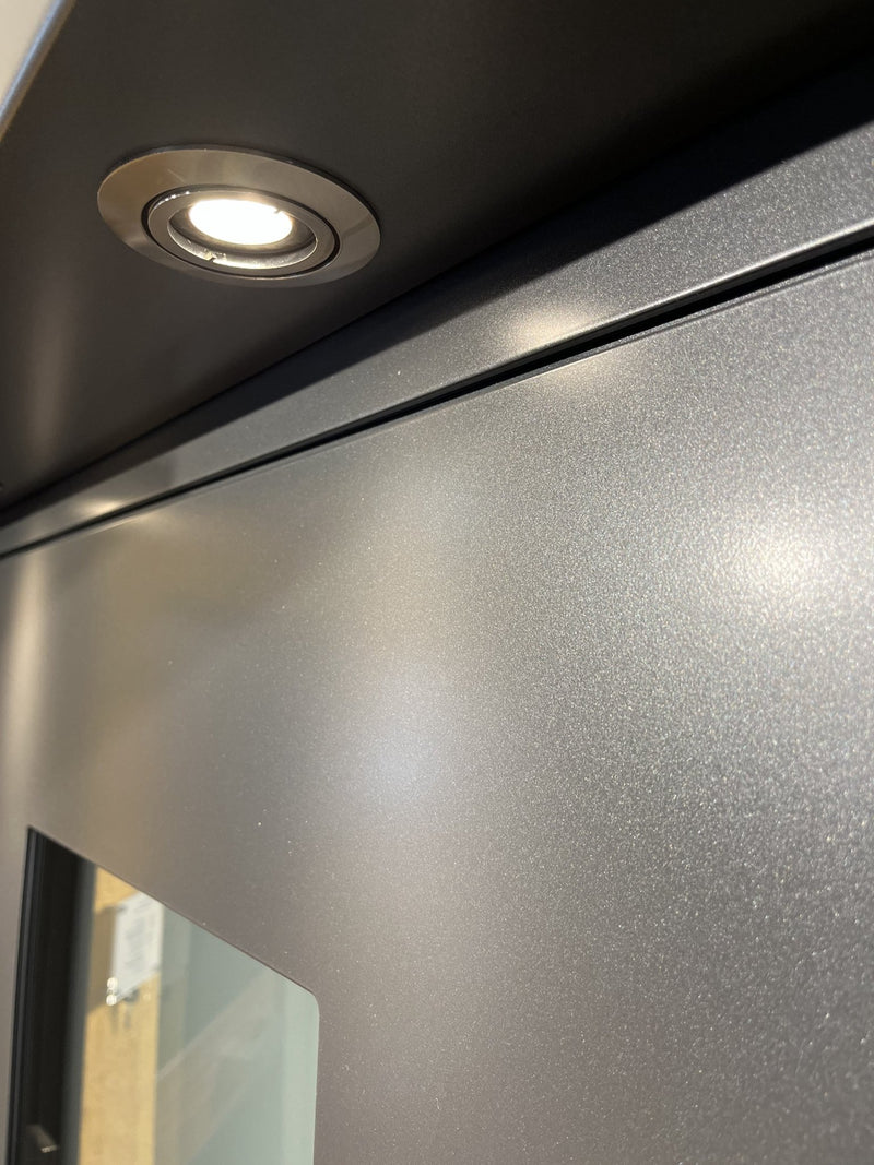 Alu-Haustür KOMPOtherm Modell E-310 mit Beleuchtung - GÜRTLER.shop