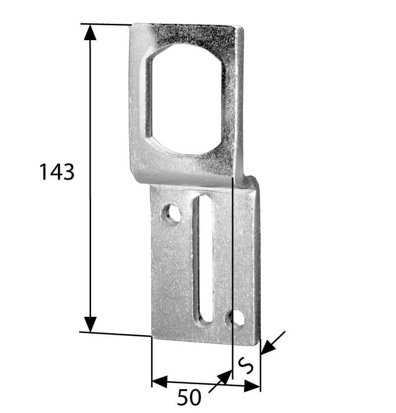 Anschraublager für Gurtzuggetriebe, Ausladung 11mm - GÜRTLER.shop