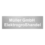Ausführung Briefkastenschild 2-zeilig - GÜRTLER.shop