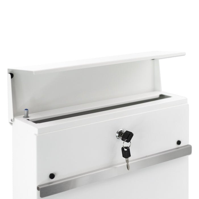 Briefkasten B3 personalisiert mit Edelstahl-Schild - GÜRTLER.shop