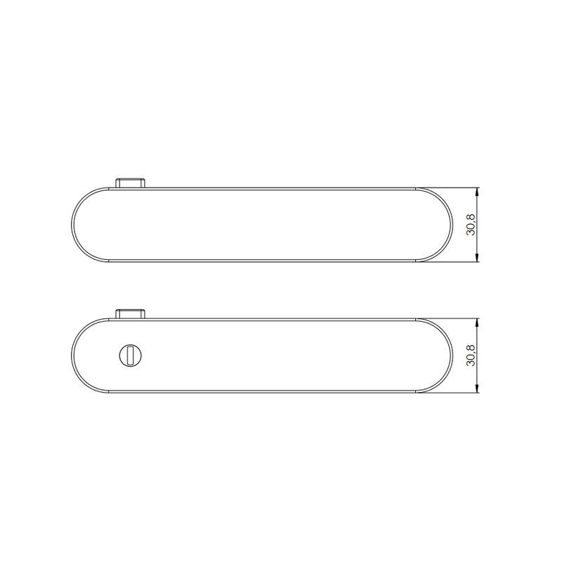 Drückergarnitur AVUS ONE soft2touch, Graphitschwarz - GÜRTLER.shop