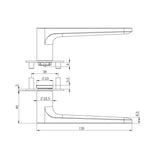 Drückergarnitur AVUS Piatta S Soft2Touch Graphitschwarz - GÜRTLER.shop