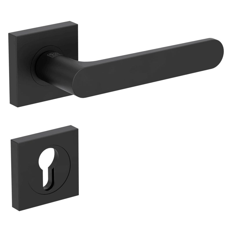 Drückergarnitur AVUS Quattro Soft2Touch Graphitschwarz - GÜRTLER.shop