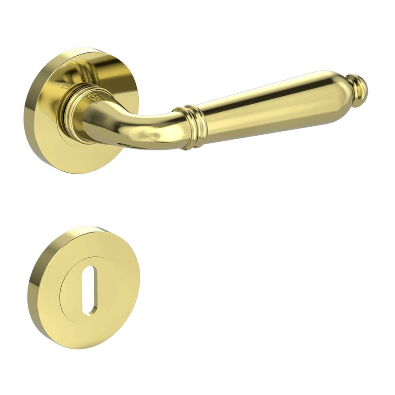 Drückergarnitur CAROLA Messing-Optik - GÜRTLER.shop