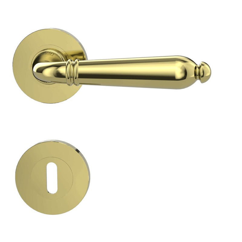 Drückergarnitur CAROLA Messing-Optik - GÜRTLER.shop