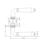 Drückergarnitur CAROLA PIATTA S, Graphitschwarz - GÜRTLER.shop
