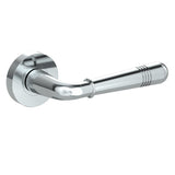 Drückergarnitur FABIA Rundrosette, Chrom - GÜRTLER.shop