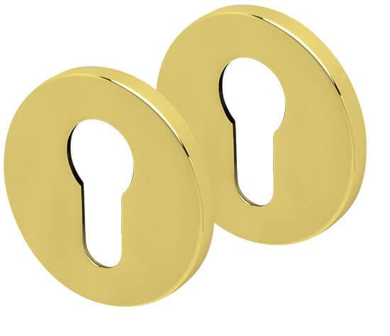 Drückergarnitur Formspiele 8030 R, Messing poliert - GÜRTLER.shop