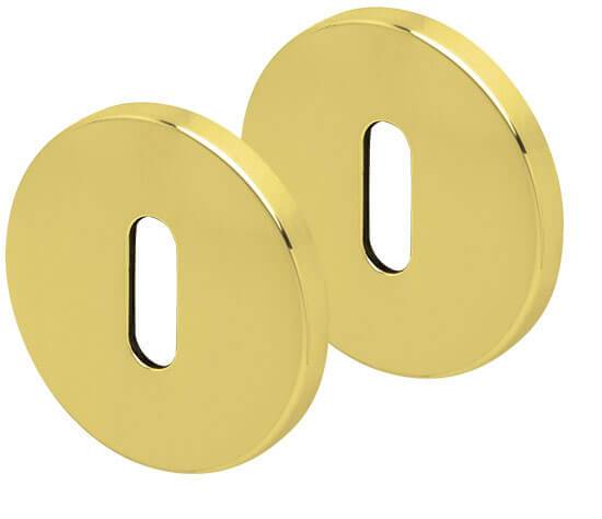 Drückergarnitur Formspiele 8030 R, Messing poliert - GÜRTLER.shop