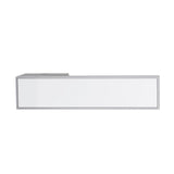 Drückergarnitur FRAME 1.0, Samtgrau, Einleger RAL 9010 - GÜRTLER.shop