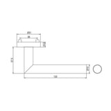 Drückergarnitur LUCIA, Graphitschwarz - GÜRTLER.shop