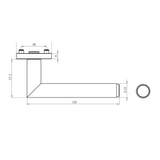 Drückergarnitur LUCIA SELECT, Graphitschwarz-Kupfer - GÜRTLER.shop