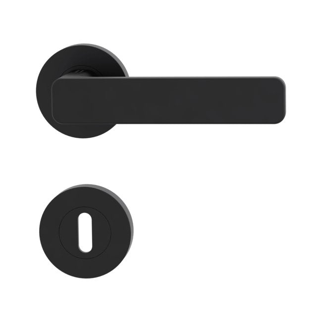Drückergarnitur MINIMAL MODERN, Graphitschwarz - GÜRTLER.shop